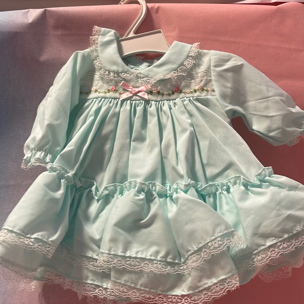Vintage baby dress new born
